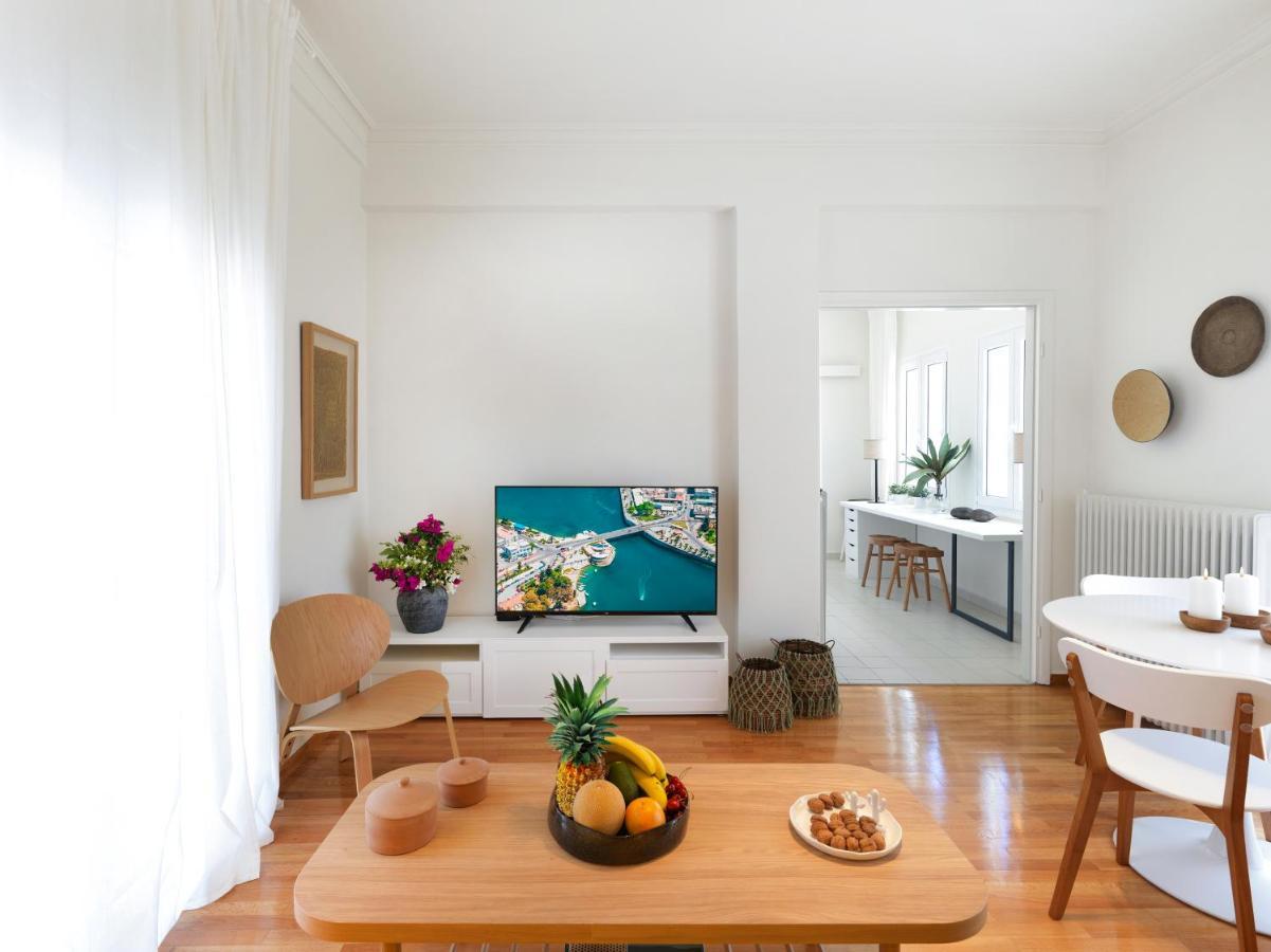 Modern Penthouse Overlooking Halkis Chalkís Zewnętrze zdjęcie